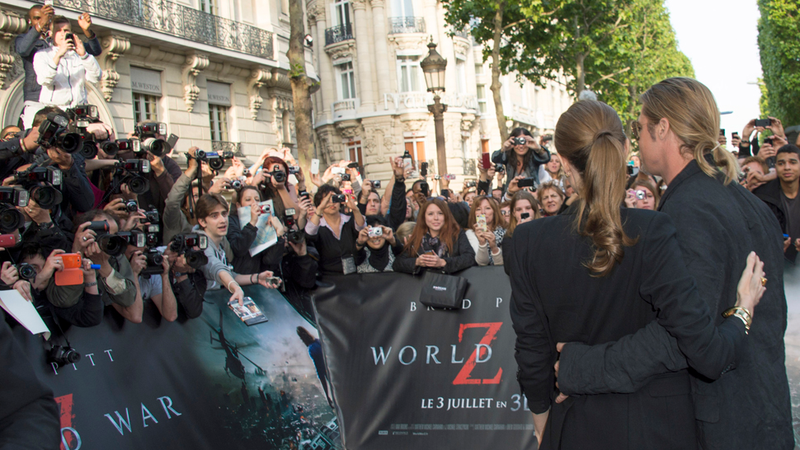 Illustration for article titled Angelina and Brad Are Well-Suited in Paris